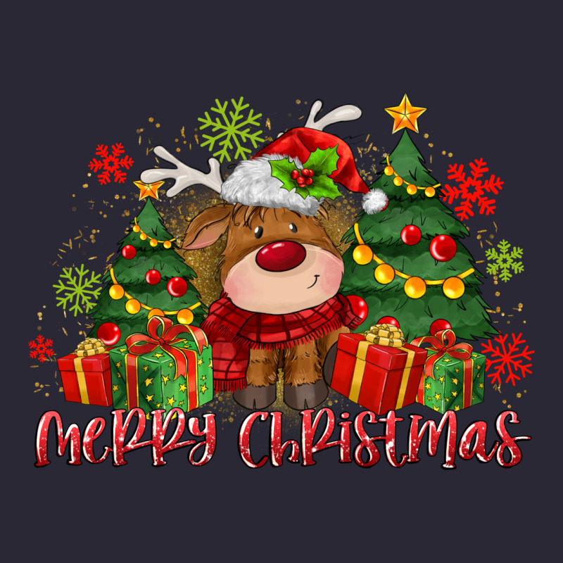 Merry Christmas Reindeer Vintage Tee by MaliasSmallBusiness | Teevron