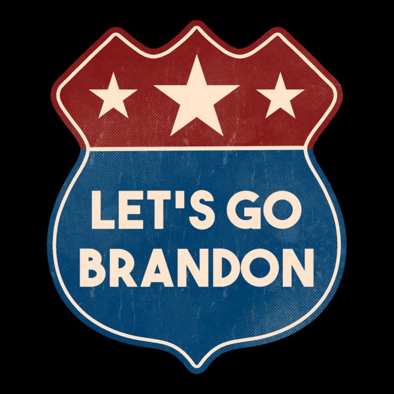 Let's Go Brandon Shield Patch Premium Tee by Jasminsmagicworld | Teevron