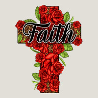 Faith Floral Cross Heavy Core Tee | Teevron
