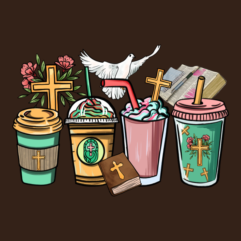 Faith Coffee Cups Heavy Core Tee by NancyCooperArtShop | Teevron