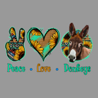 Peace Love Donkeys Vintage Hoodie | Teevron