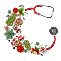 custom name christmas stethoscope | Teevron
