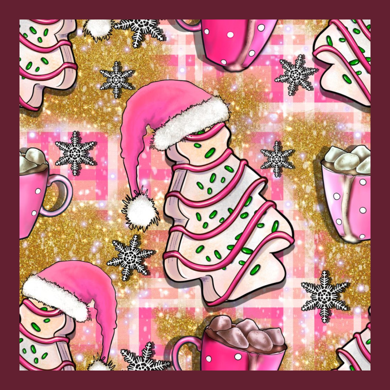 Christmas Cake And Pink Mug Seamless Pattern Bbs Classic Tee by BundleAndBundleShop | Teevron