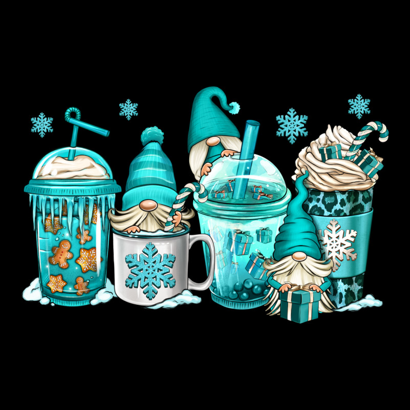Winter Christmas Gnomes Coffee Cups Ladies Tee by Jasminsmagicworld | Teevron