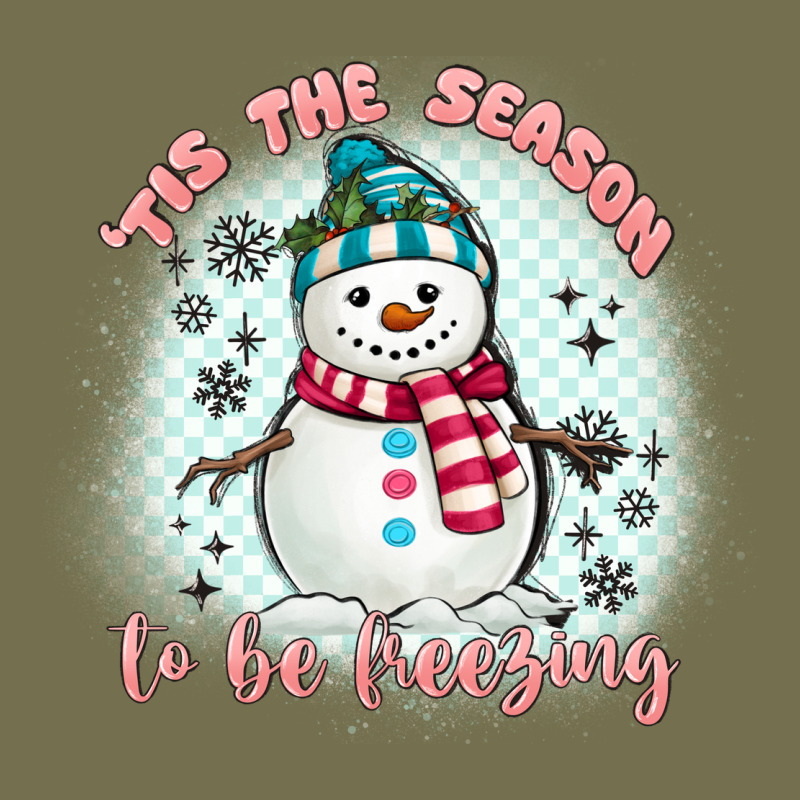 'tis The Season To Be Freezing Vintage Hoodie by MaliasSmallBusiness | Teevron