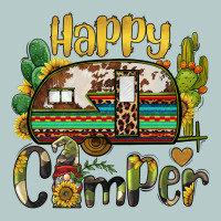 Happy Camper Caravan And Gnome Heavy Core Tee | Teevron