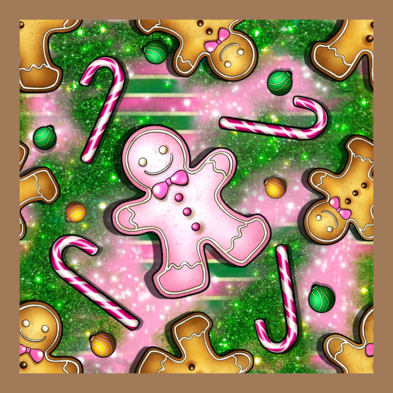 Christmas Smile Gingerbread Cookie Seamless Pattern Bbs Classic Tee by BundleAndBundleShop | Teevron