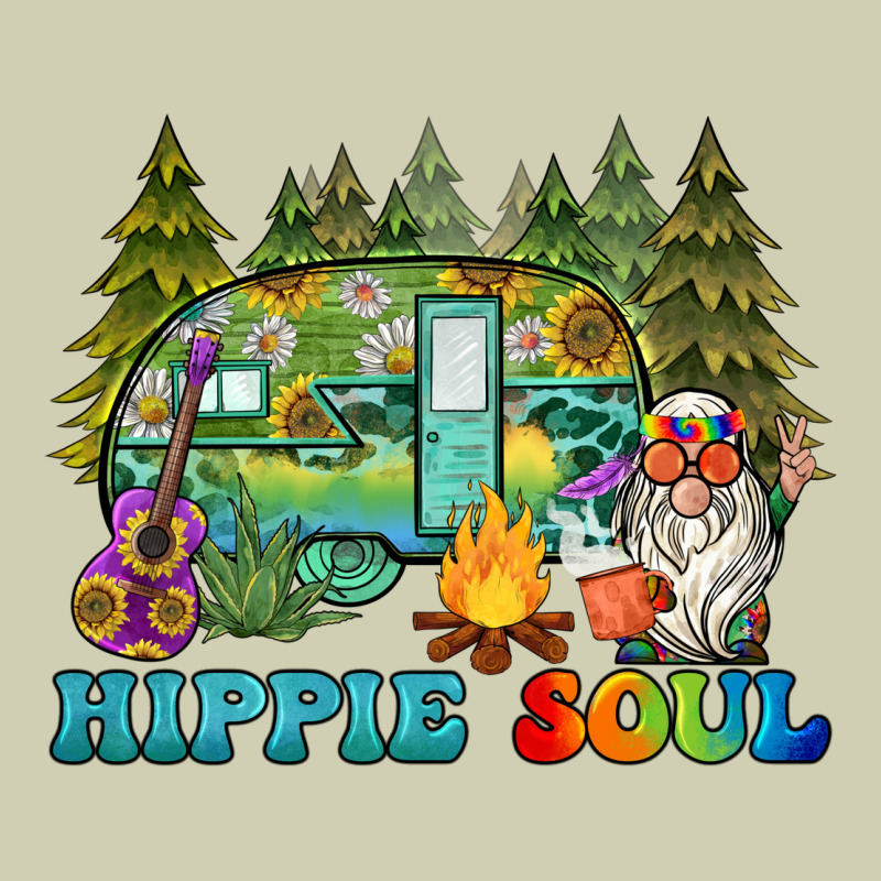 Hippie Soul Camping Heavy Core Tee by BarkalooDesign | Teevron