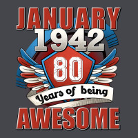 January 1942 80 Years Of Being Awesome Long Sleeve Tee | Teevron
