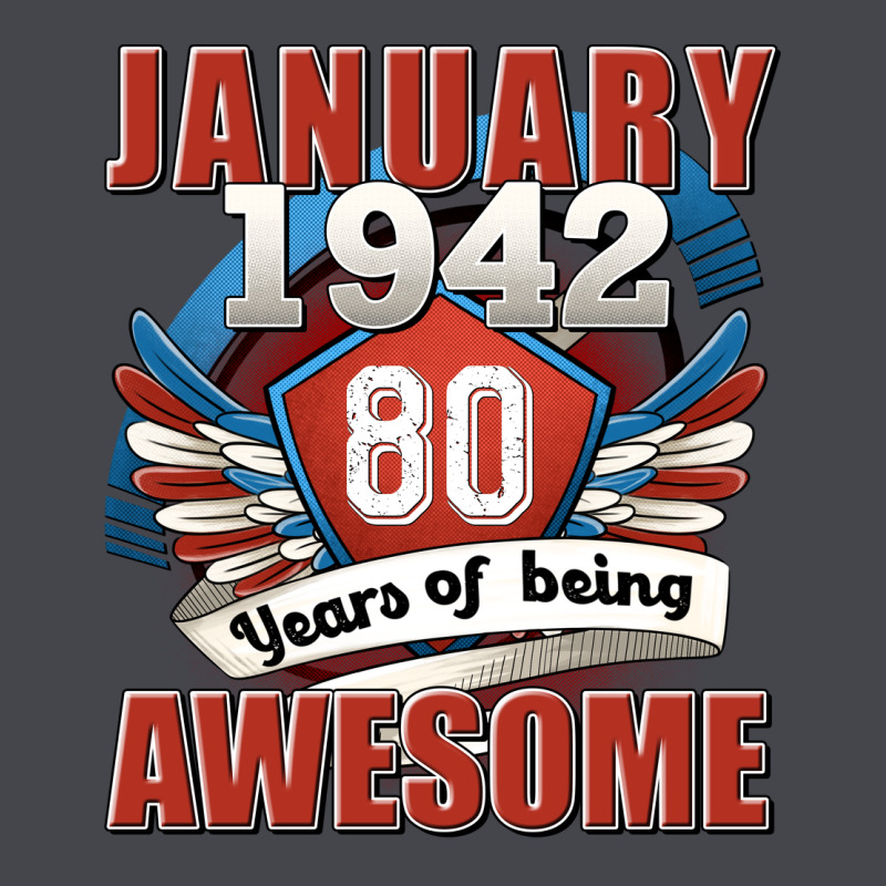 January 1942 80 Years Of Being Awesome Long Sleeve Tee by Jasminsmagicworld | Teevron