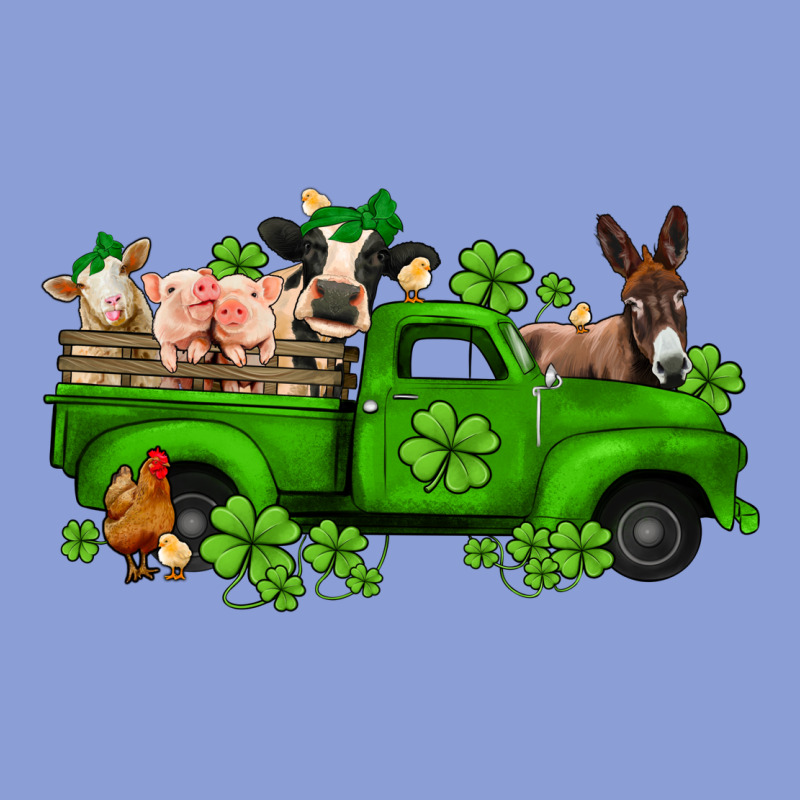 St Patricks Farm Animals Truck Long Sleeve Tee by Jasminsmagicworld | Teevron