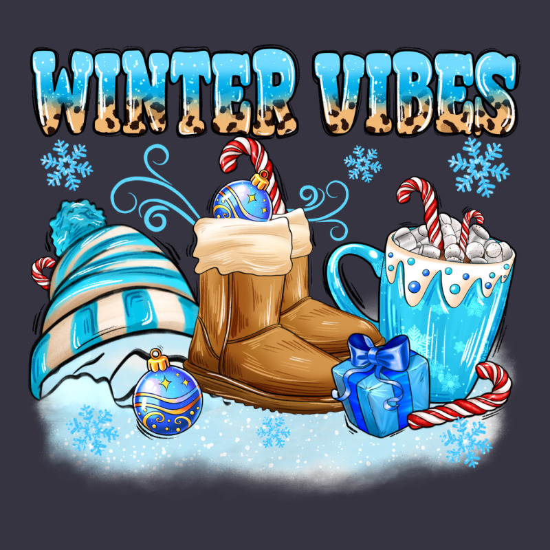 Winter Vibes Vintage Hoodie by MaliasSmallBusiness | Teevron