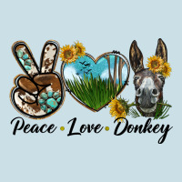 Peace Love Donkey Head Ladies Tee | Teevron