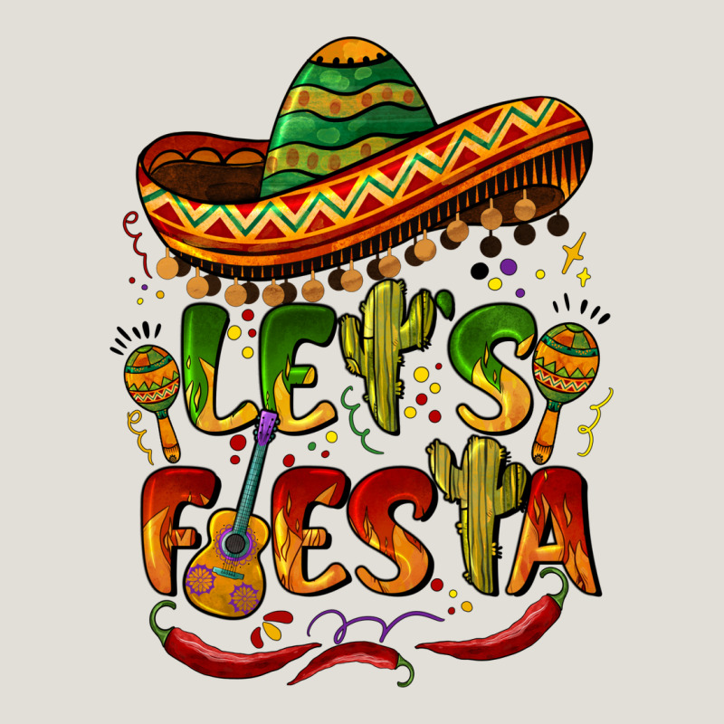 Let's Fiesta Mexican Hat Heavy Core Tee by BarkalooDesign | Teevron