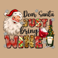 Dear Santa Just Bring Wine Vintage Hoodie | Teevron