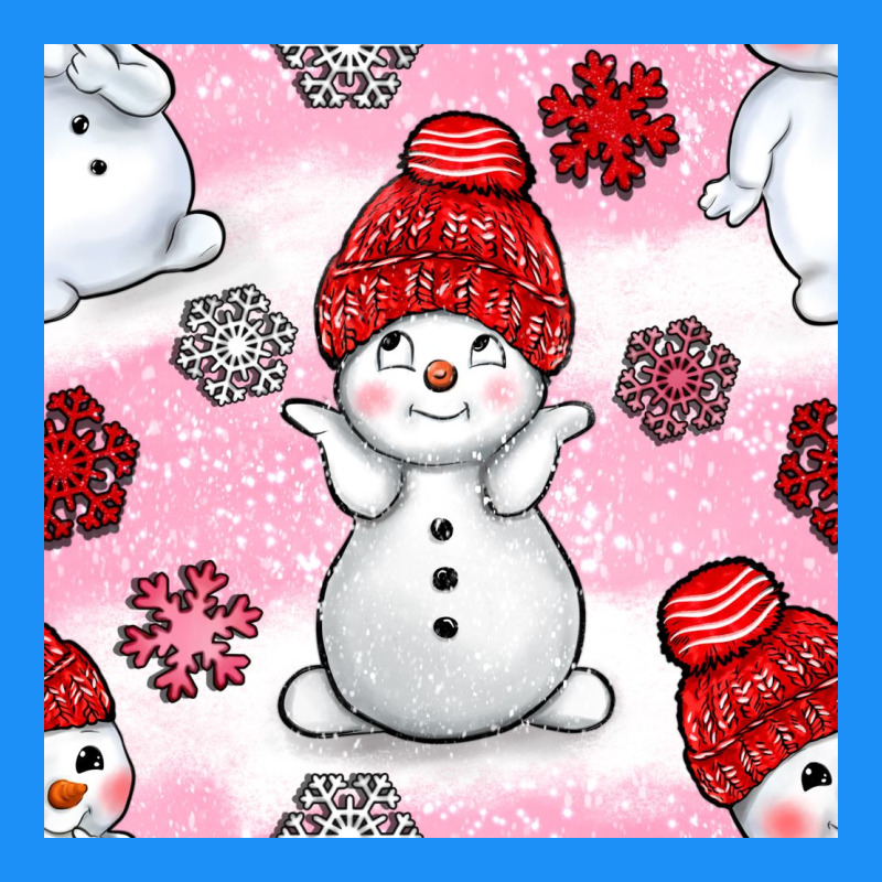 Cute Snowman And Snow Flakes Seamless Pattern Bbs Classic Tee by BundleAndBundleShop | Teevron