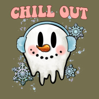Chill Out Christmas Snowman Vintage Hoodie | Teevron