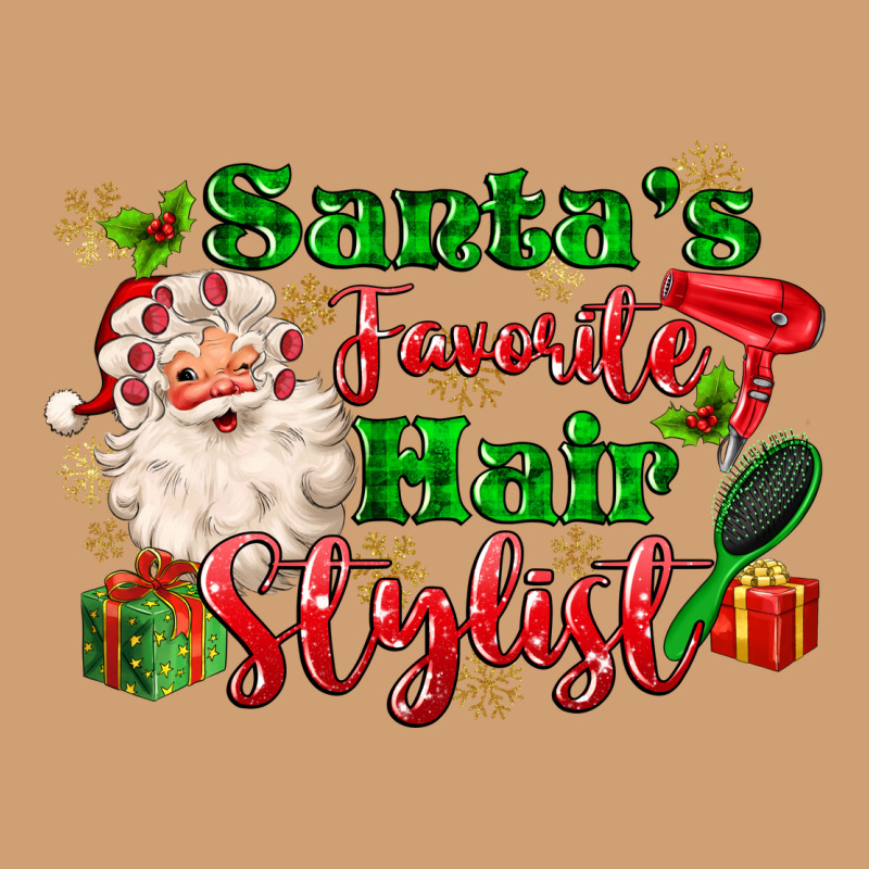 Santas Favorite Hair Stylist Vintage Tee by MaliasSmallBusiness | Teevron