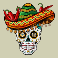 Cinco De Mayo Sombrero Skull Heavy Core Tee | Teevron