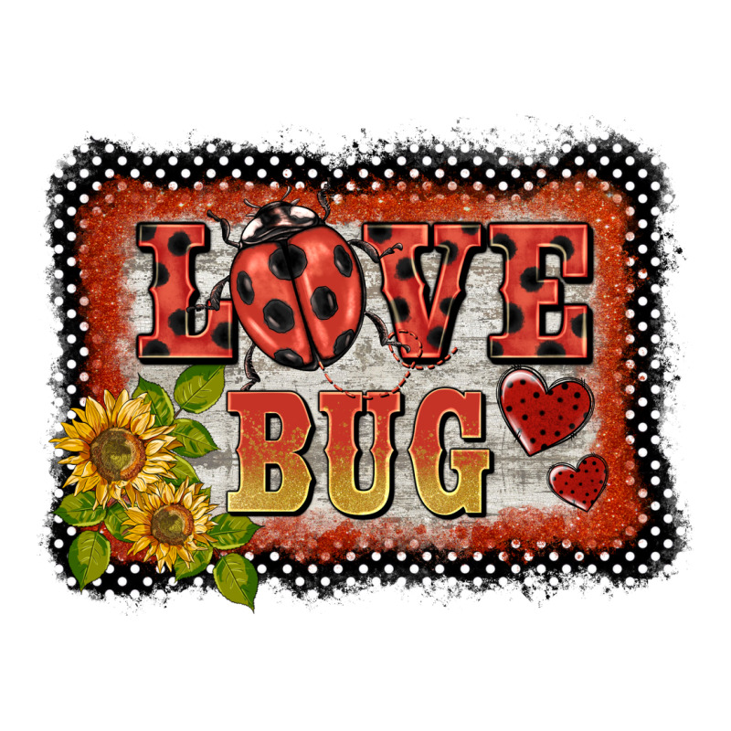 Ladybug  Love Bug Backround Ladies Tee by BarkalooDesign | Teevron