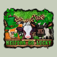 St Patricks Cows Heifers Go Lucky Long Sleeve Tee | Teevron