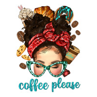 coffee please messy bun with coffee bean bbs | Teevron