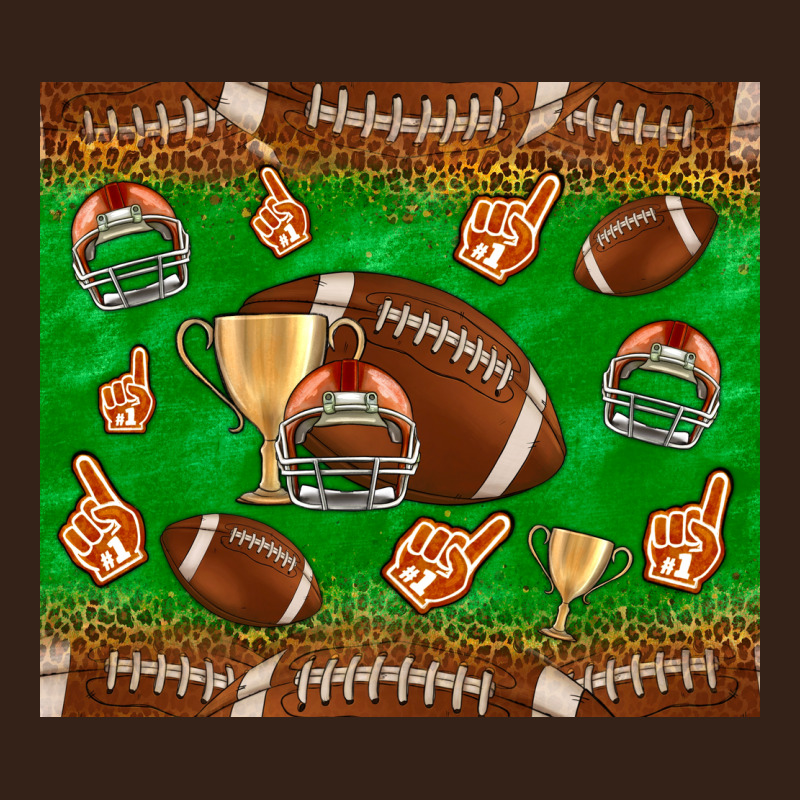 Football Leopard Heavy Core Tee by NancyCooperArtShop | Teevron