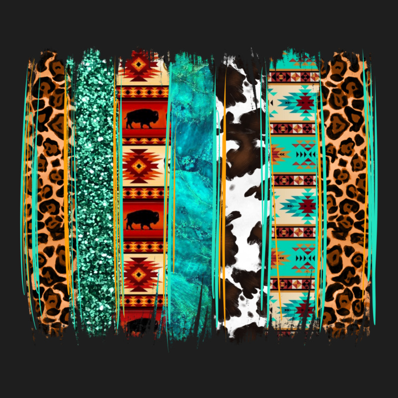 Western Brushstroke Heavyweight Hoodie by OliviaCreatesArt | Teevron