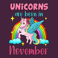 Unicorns Are Born In November Long Sleeve Tee | Teevron