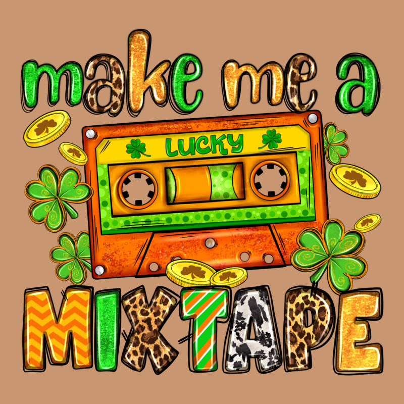 Make Me A Mixtape St. Patrick's Day Heavyweight Hoodie by OliviaCreatesArt | Teevron