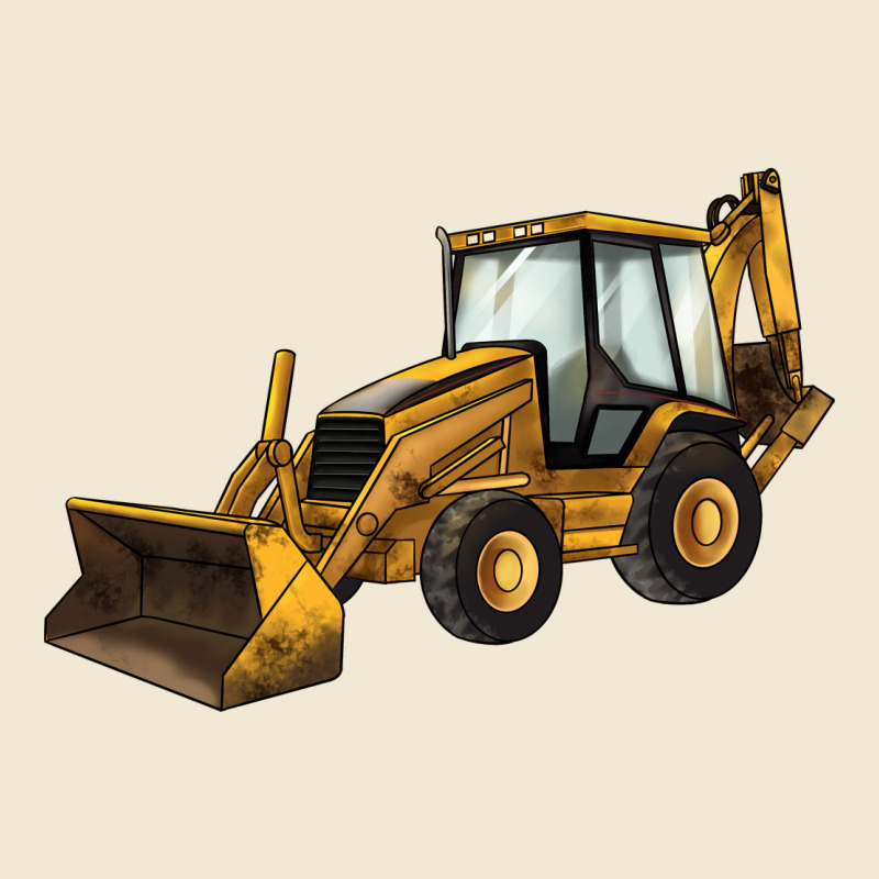 Backhoe Loader Truck Premium Tee by LillyAllenDesigns | Teevron
