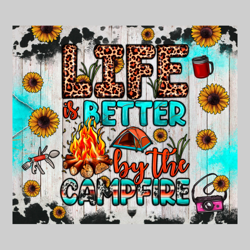 Life Is Better By The Campfire Premium Tee by JahusDesignShop | Teevron