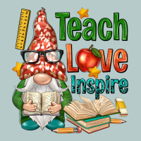 Gnome Teach Love Inspire Heavy Core Tee | Teevron