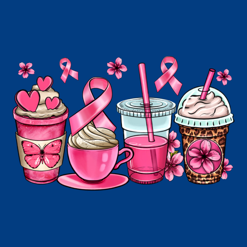 Breast Cancer Coffee Cups Premium Sweatshirt by OliviaCreatesArt | Teevron