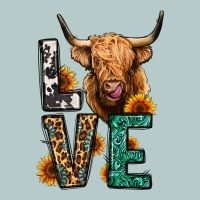 Love Long Haired Cow Heavy Core Tee | Teevron