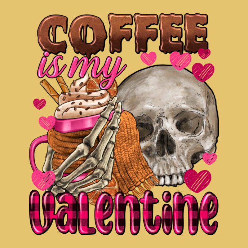 Coffee Is My Valentine Skull Premium Sweatshirt by FaDigitalArtStudio | Teevron