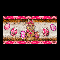 Pink Camouflage Egg Hunter Bunny   License Plate Ladies Tee | Teevron