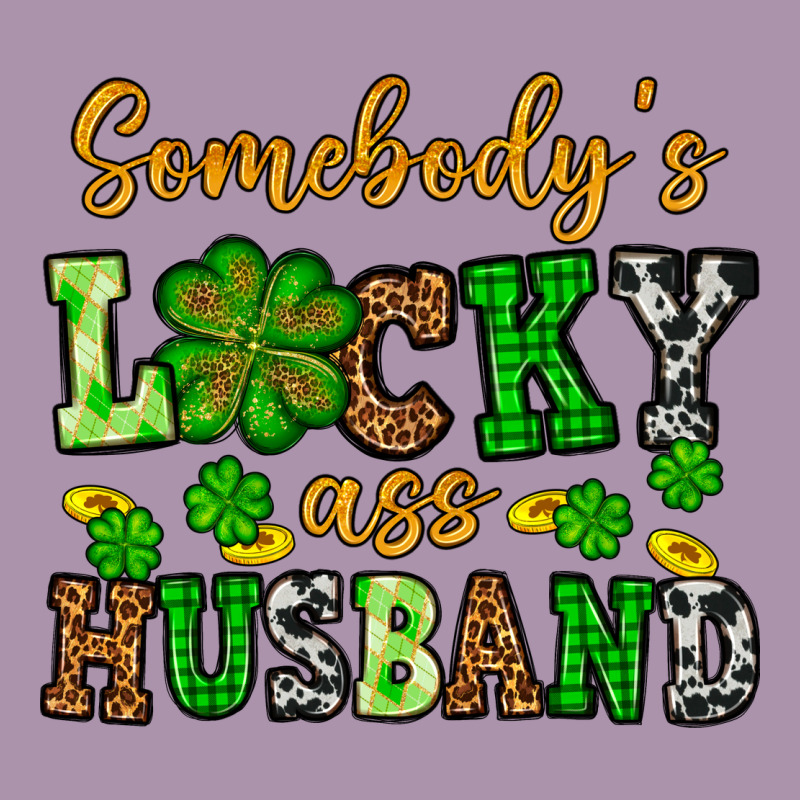 St. Patrick's Somebody's Lucky As Husband Heavyweight Hoodie by OliviaCreatesArt | Teevron