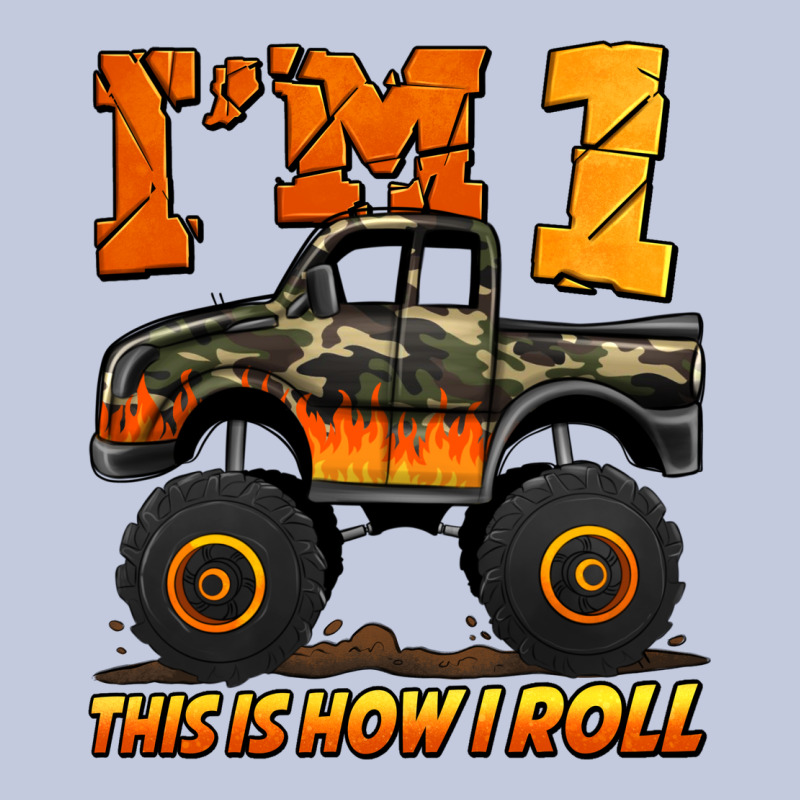 I'm One This Is How I Roll Monster Truck Birthday Long Sleeve Tee by Jasminsmagicworld | Teevron