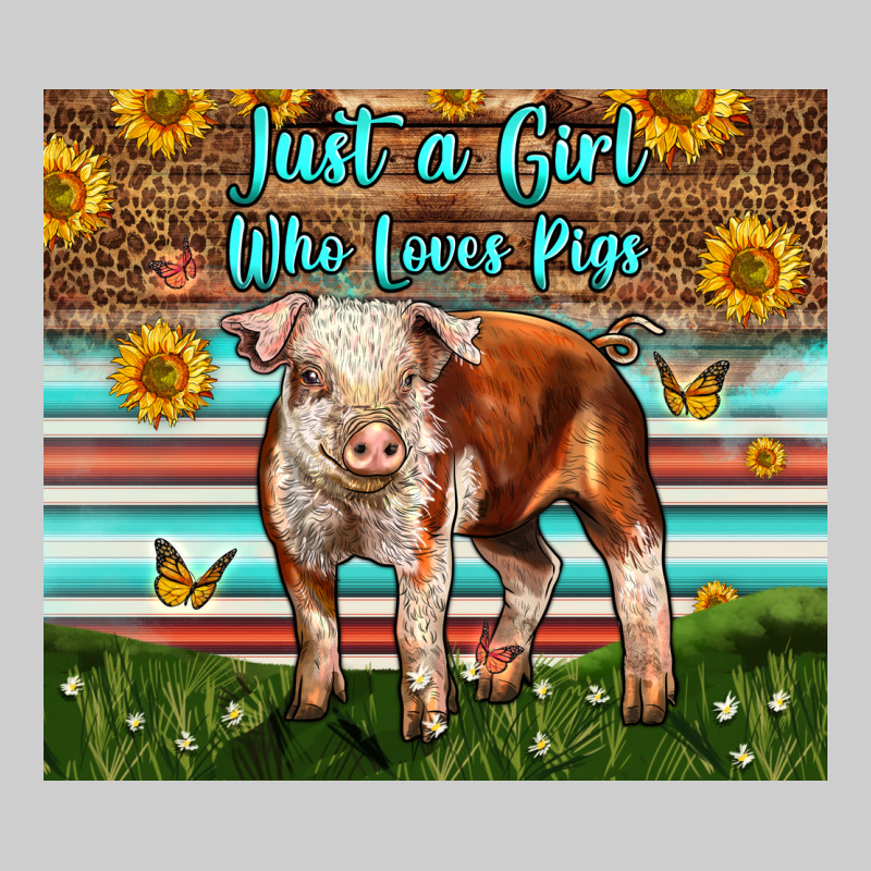 Just A Girl Who Loves Pig Premium Tee by LillyAllenDesigns | Teevron