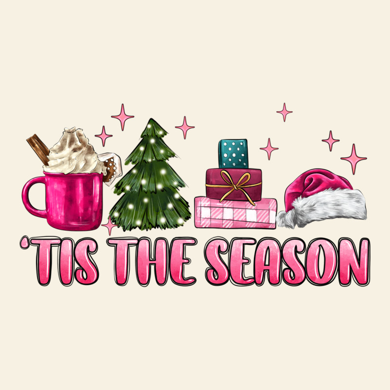 Tis The Season Pink Christmas Vintage Tee by MaliasSmallBusiness | Teevron