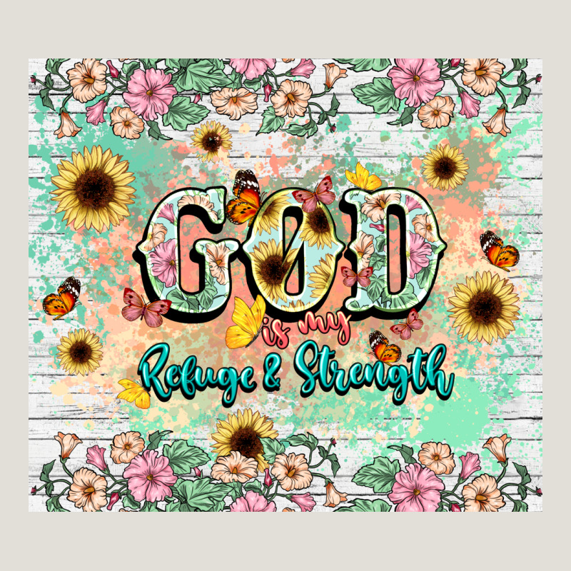 God Is My Refugee And Strength Heavy Core Tee by NancyCooperArtShop | Teevron