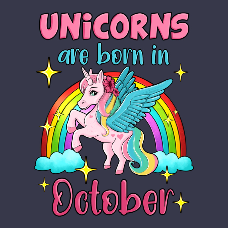 Unicorns Are Born In October Long Sleeve Tee by Jasminsmagicworld | Teevron