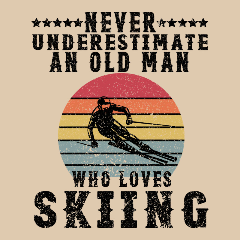 Never Underestimate An Old Man Who Loves Skiing Heavyweight Sweatshirt by Bettercallsaul | Teevron