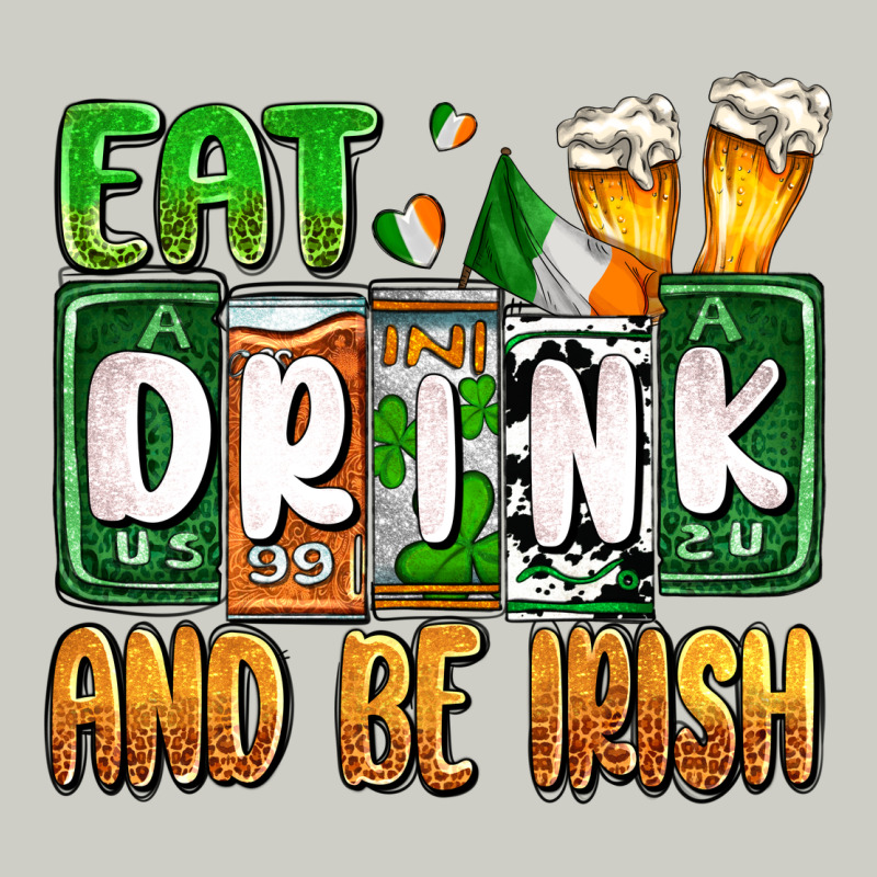 St. Patrick's Eat Drink And Be Irish Heavyweight Hoodie by OliviaCreatesArt | Teevron