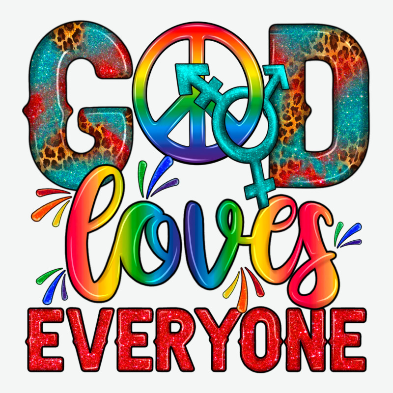 Lgbtq+ God Loves Everyone Urban Heavy Tee by BundleAndBundleShop | Teevron
