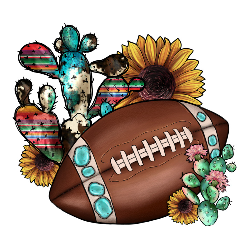 Football Cactus Sunflower Premium Tee by JahusDesignShop | Teevron