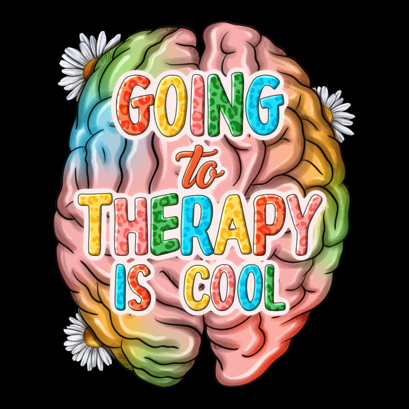 Going To Therapy Is Cool Heavy Core Tee by NancyCooperArtShop | Teevron