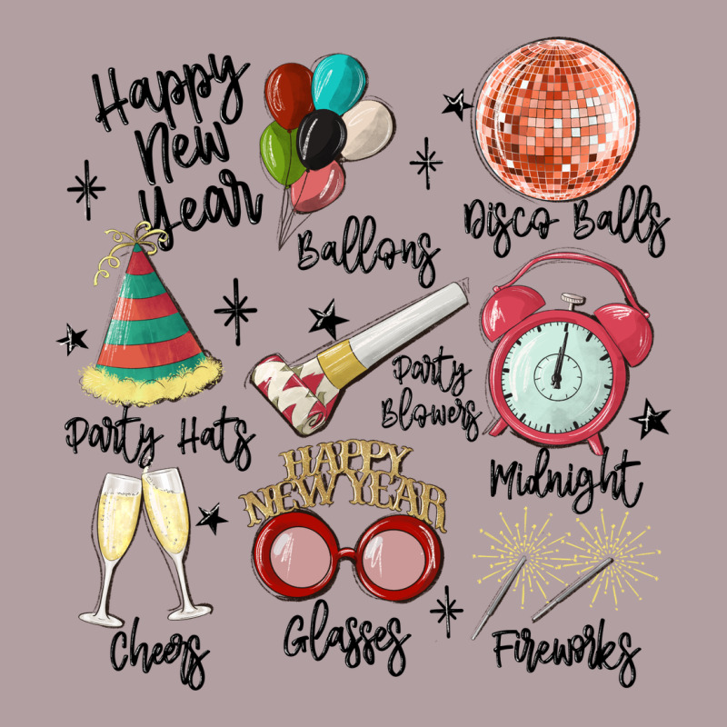 Happy New Year Vintage Hoodie by MaliasSmallBusiness | Teevron