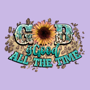 God Is Good All The Time Heavy Core Tee Designed By Nancycooperartshop